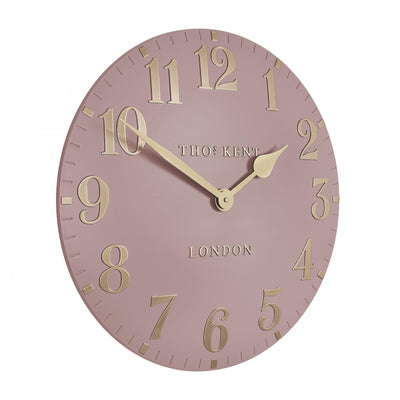 Thomas Kent London. Arabic Wall Clock 20" (51cm) Blush Pink *NEW* - timeframedclocks