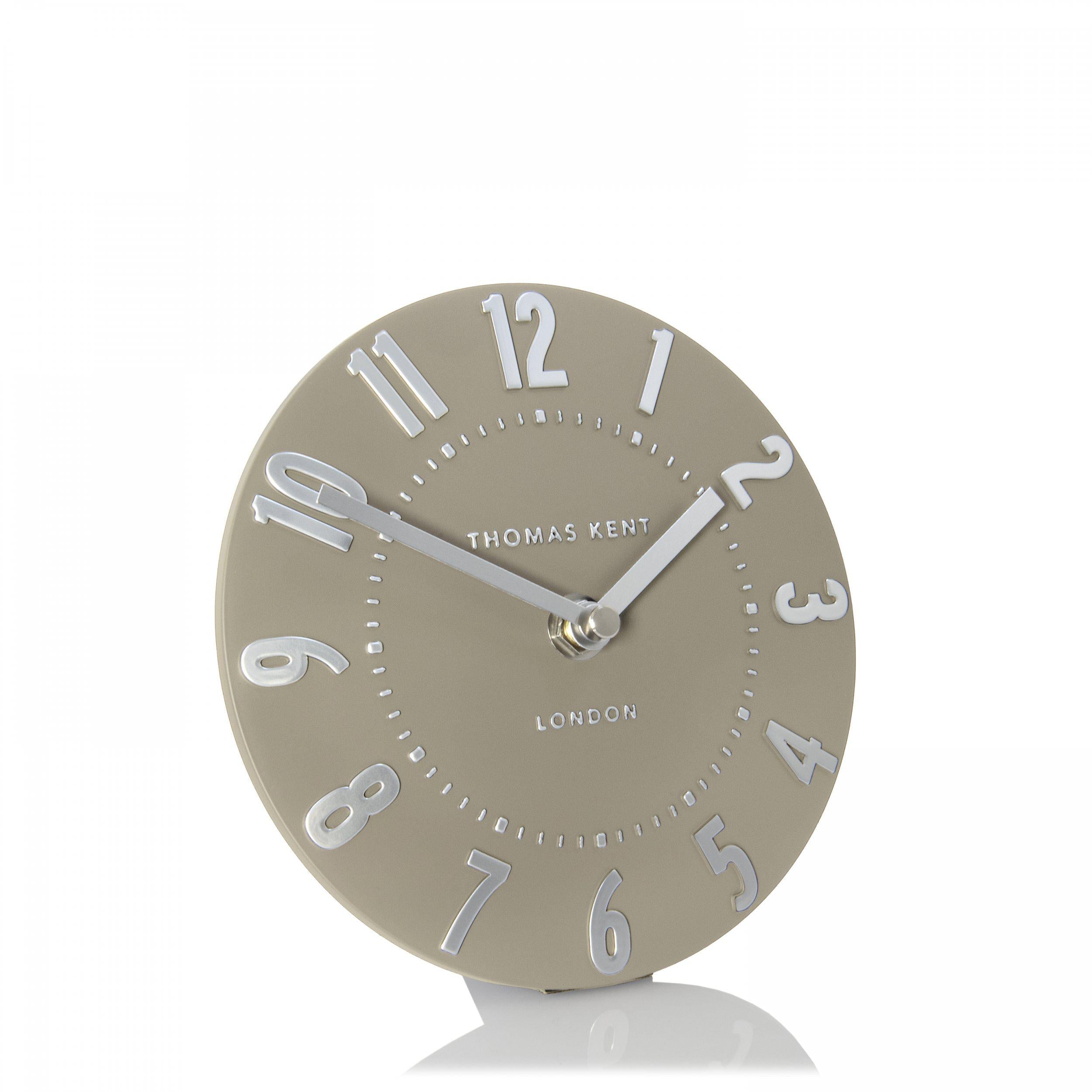 Thomas Kent Horloge De Cheminée Motif Arabe Sable 15 Cm