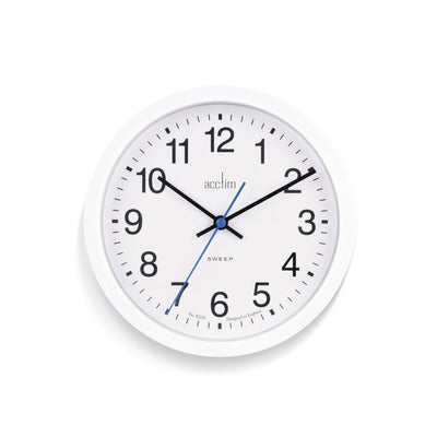 Acctim Bromham Wall Clock White *NEW* - timeframedclocks
