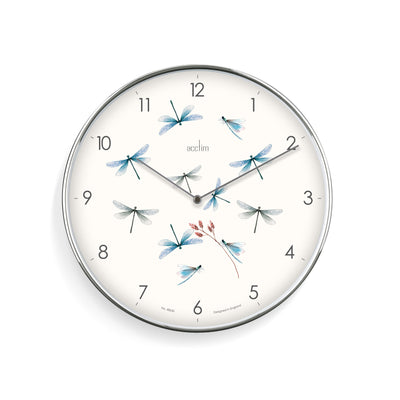 Acctim Society Wall Clock Dragonflies - timeframedclocks