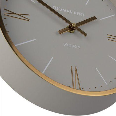 Thomas Kent London. Hampton Wall Clock 10" (26 cm) Dove Grey *TO CLEAR* - timeframedclocks