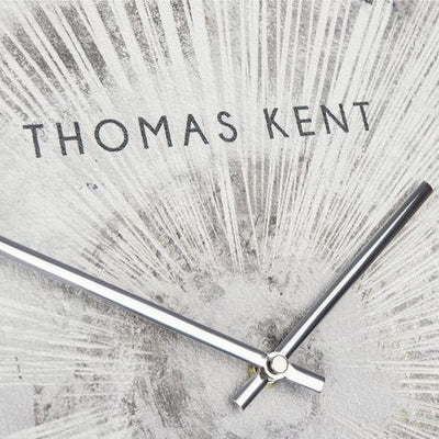 Thomas Kent London. Starburst Wall Clock 36" (92cm) Silver - timeframedclocks