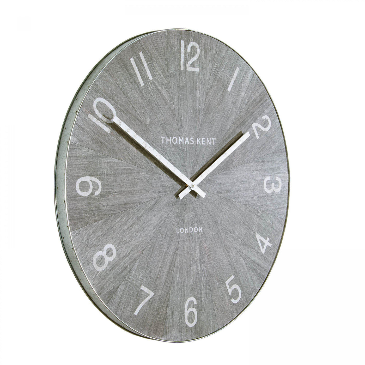 Thomas Kent London. Wharf Wall Clock 30" (76cm) Limestone - timeframedclocks