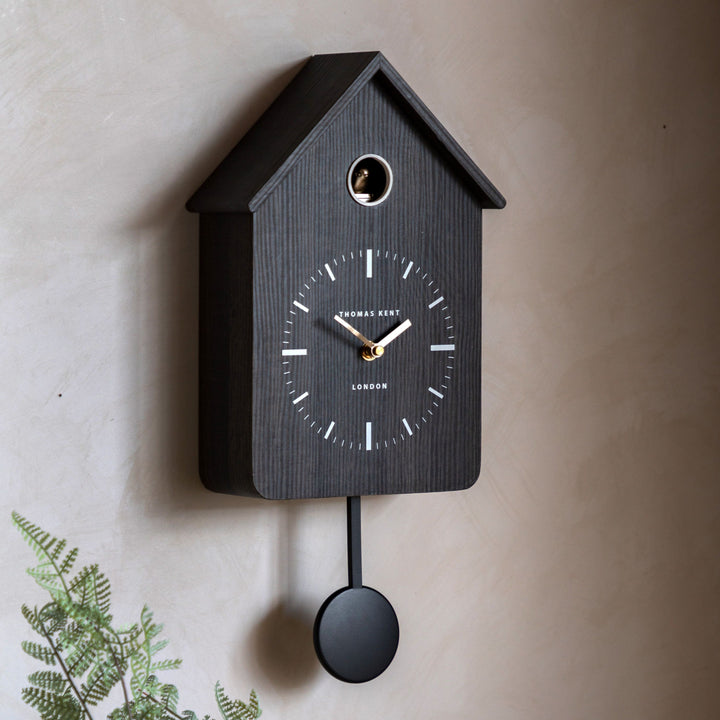 Block Clock Man & Woman 時計 オブジェ ポストモダン Thomas Kent Cuckoo Clock Charcoal – timeframed clocks