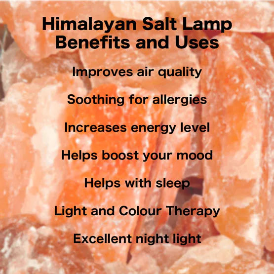 Hestia® Himalayan Rock Salt Lamp Heart *NEW* - timeframedclocks