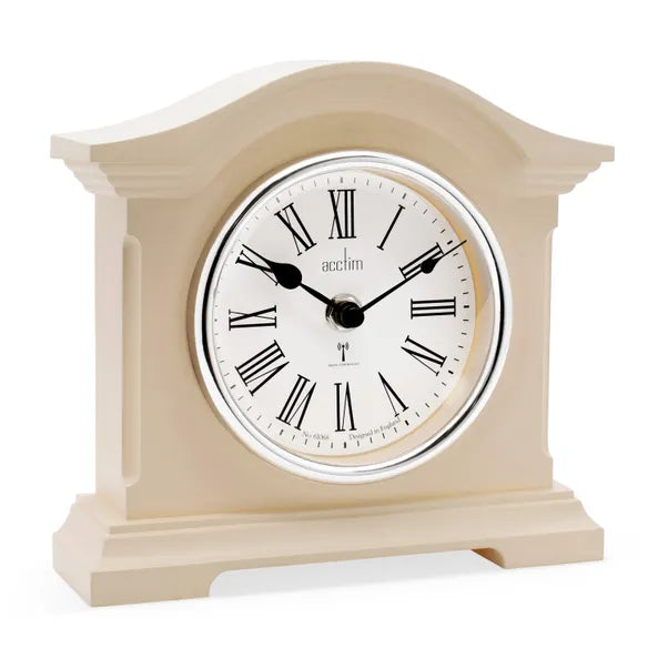 Acctim Chestfield Table Clock Aston Buttermilk *NEW* - timeframedclocks