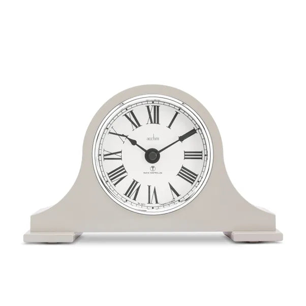 Acctim Foxton Table Clock Earl Grey *NEW* - timeframedclocks