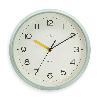 Acctim Rhea Wall Clock Cool Mint - timeframedclocks
