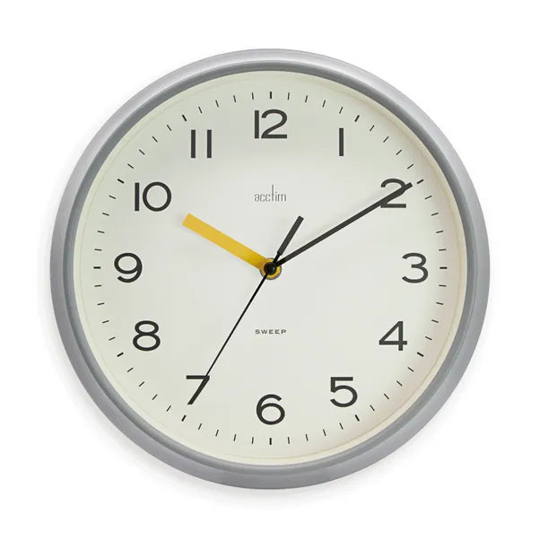 Acctim Rhea Wall Clock Pigeon Grey *NEW* - timeframedclocks