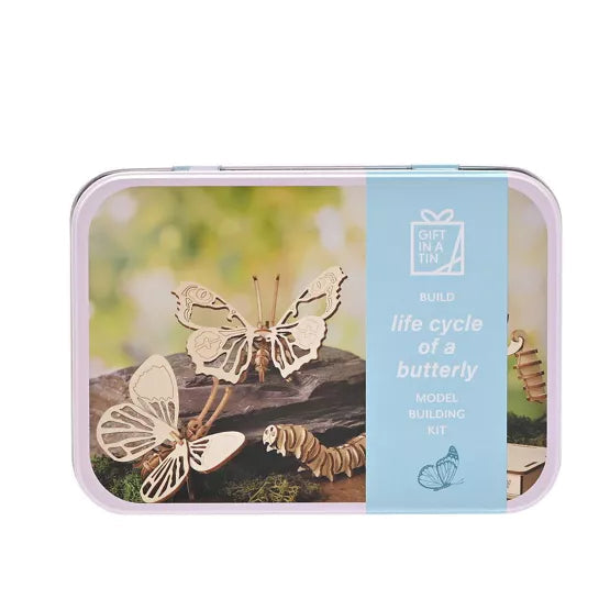 Apples To Pears®. Gift In A Tin. Cycle Of A Butterfly *NEW* - timeframedclocks