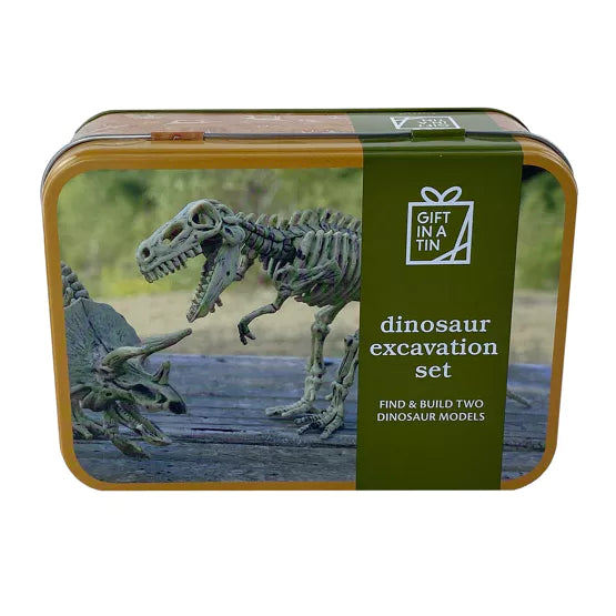Apples To Pears®. Gift In A Tin. Dinosaur Excavation - timeframedclocks