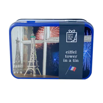 Apples To Pears®. Gift In A Tin. Eiffel Tower - timeframedclocks