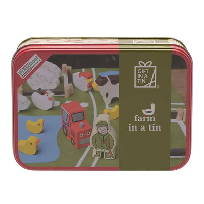 Apples To Pears®. Gift In A Tin. Farm Set - timeframedclocks