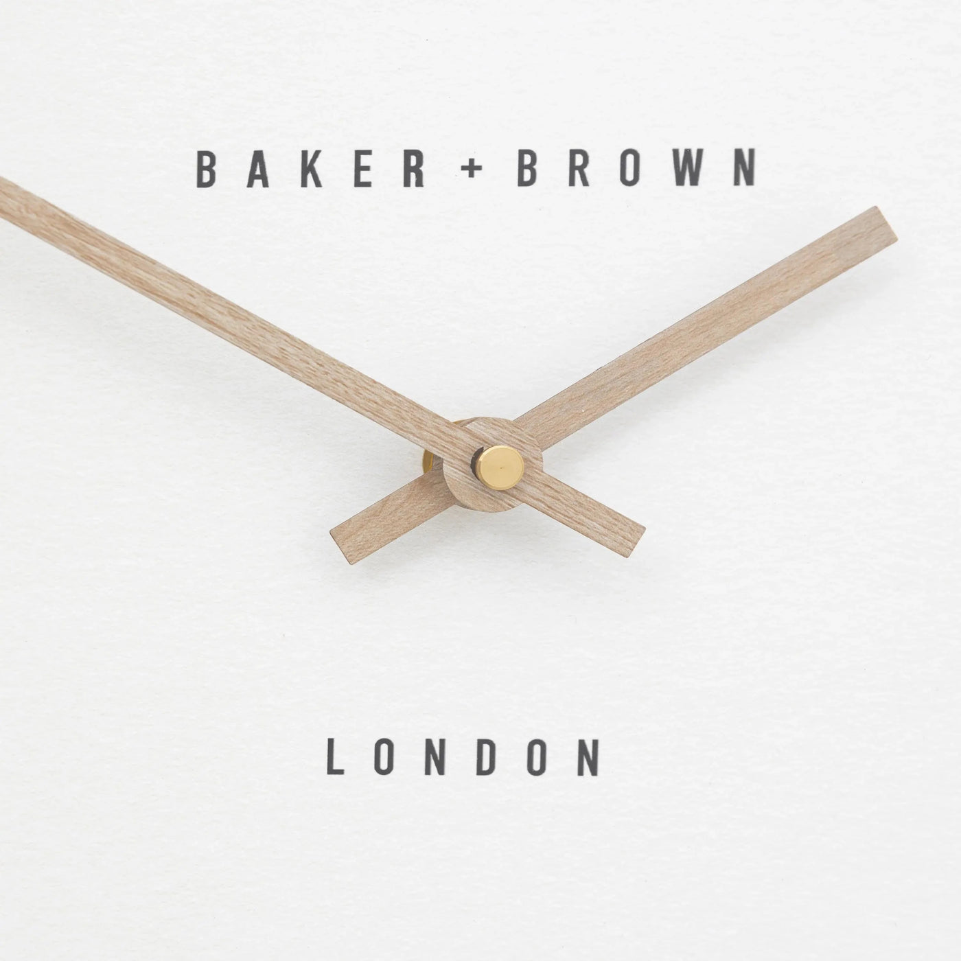 Baker & Brown London. Dunshalt Wall Clock Nordic Light Oak 12" *NEW PRE-ORDER DEL LATE MARCH* - timeframedclocks