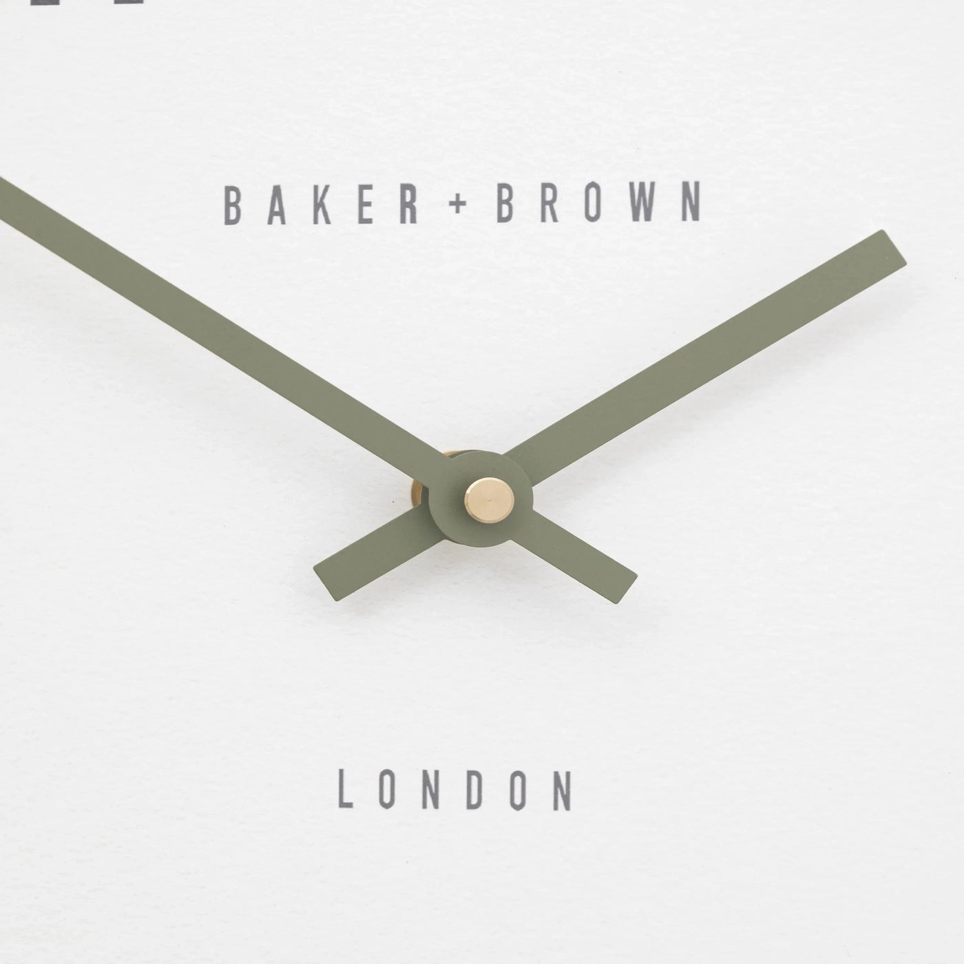 Baker & Brown London. Newburch Wall Clock Green 12" *NEW PRE-ORDER DEL LATE MARCH* - timeframedclocks