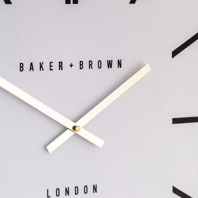 Baker & Brown London. Penhurst Wall Clock Gold 20" *NEW* - timeframedclocks