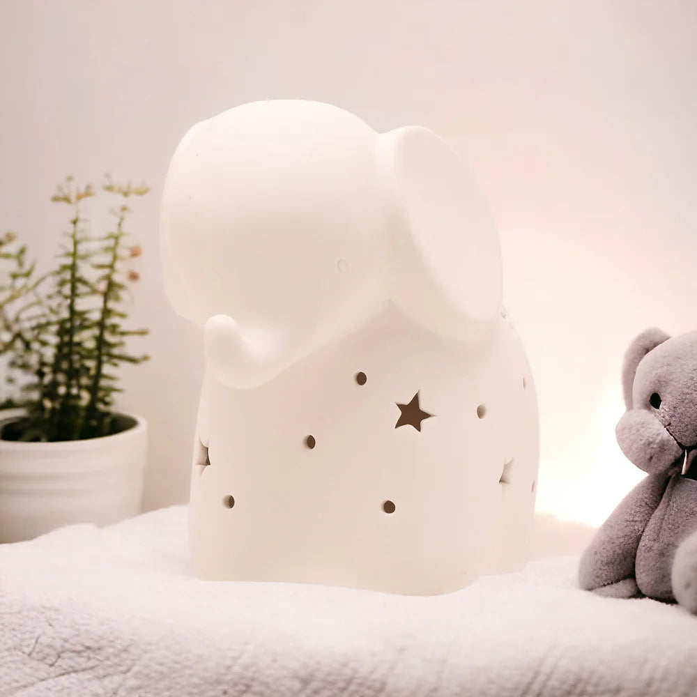 Bambino by Juliana® Ceramic Light Up Night Light Elephant *NEW* - timeframedclocks