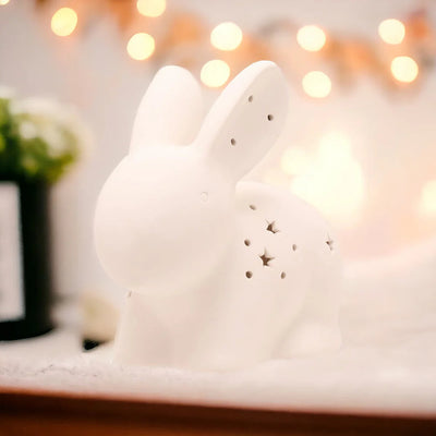 Bambino by Juliana® Ceramic Light Up Night Light Rabbit *NEW* - timeframedclocks