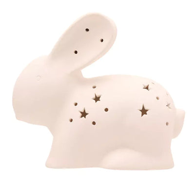 Bambino by Juliana® Ceramic Light Up Night Light Rabbit *NEW* - timeframedclocks