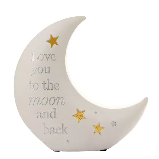 Bambino by Juliana® Light Up Night Light Moon *NEW* - timeframedclocks