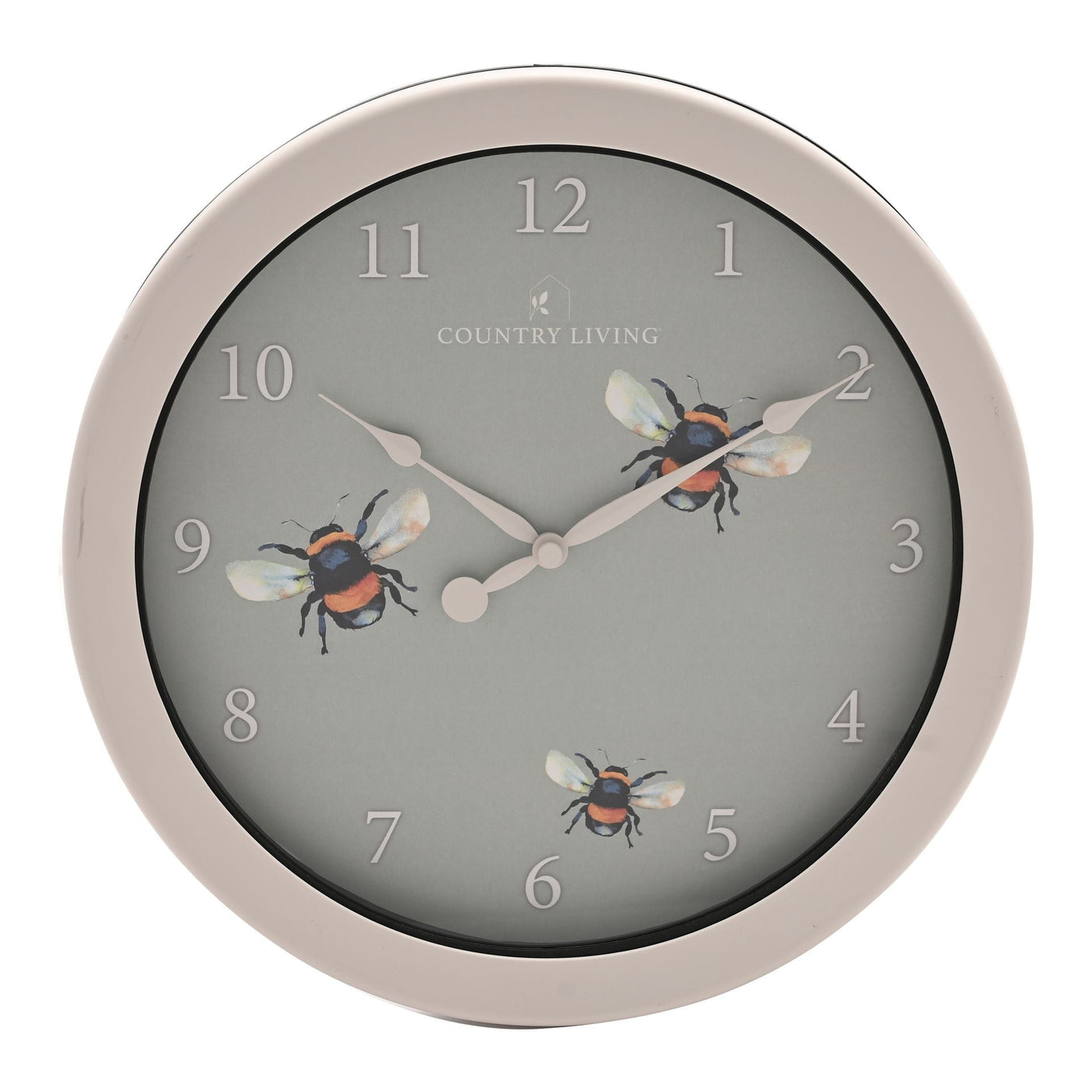 Country Living. Bee Outdoor Wall Clock 10.5" (26.5cm) *NEW* - timeframedclocks