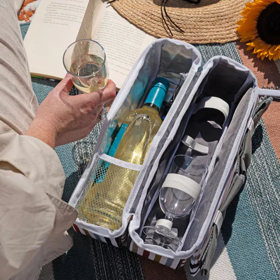 Country Living. Picnic Wine Bag 2-Bottle *NEW* - timeframedclocks