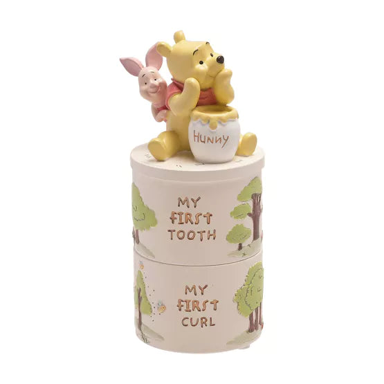 Disney® Winnie The Poo Tooth & Curl Trinket Box *NEW STOCK DUE EARLY NOV* - timeframedclocks