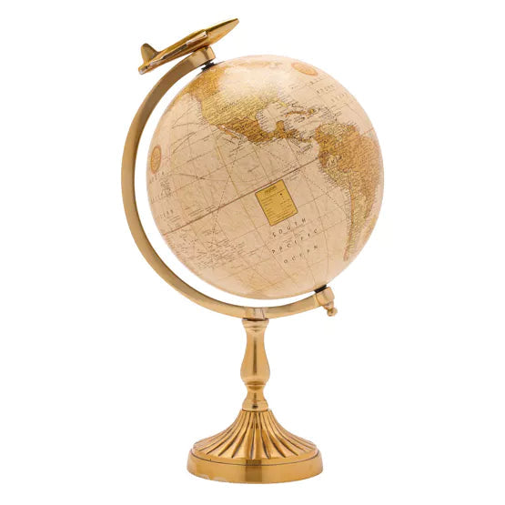 Harvey Makin® Gold Base Globe *NEW* - timeframedclocks