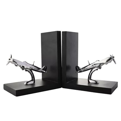 Harvey Makin® Military Heritage Spitfire Bookends *NEW PRE-ORDER OCT* - timeframedclocks