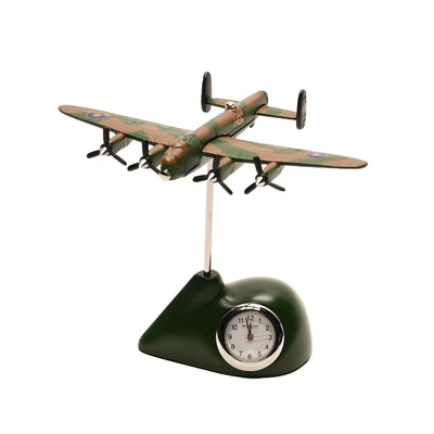 Harvey Makin® R.A.F Lancaster Bomber Miniature Clock *NEW* - timeframedclocks