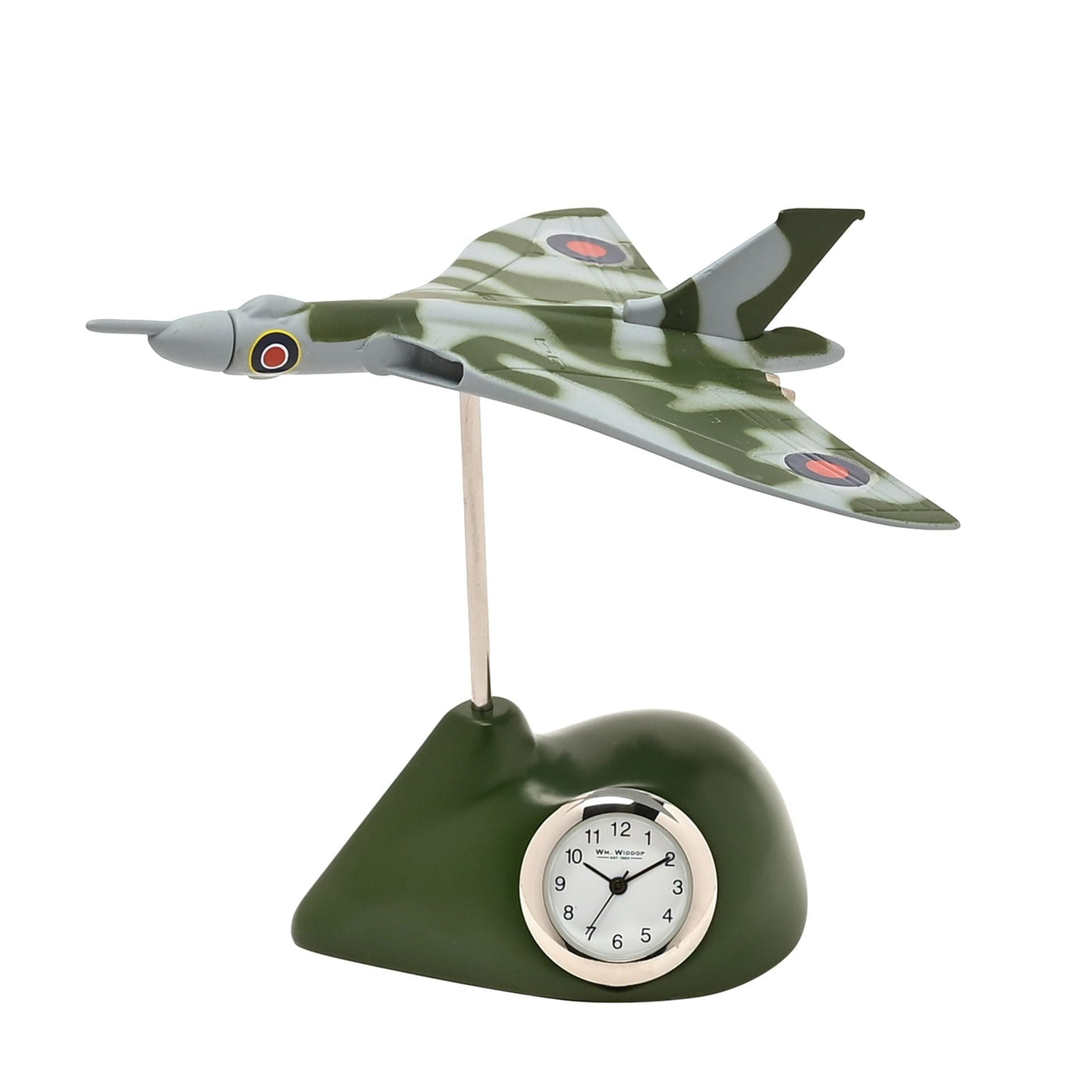 Harvey Makin®. R.A.F Vulcan Miniature Clock *NEW* - timeframedclocks