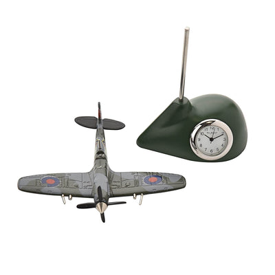 Harvey Makin® Spitfire Miniature Clock *NEW* - timeframedclocks