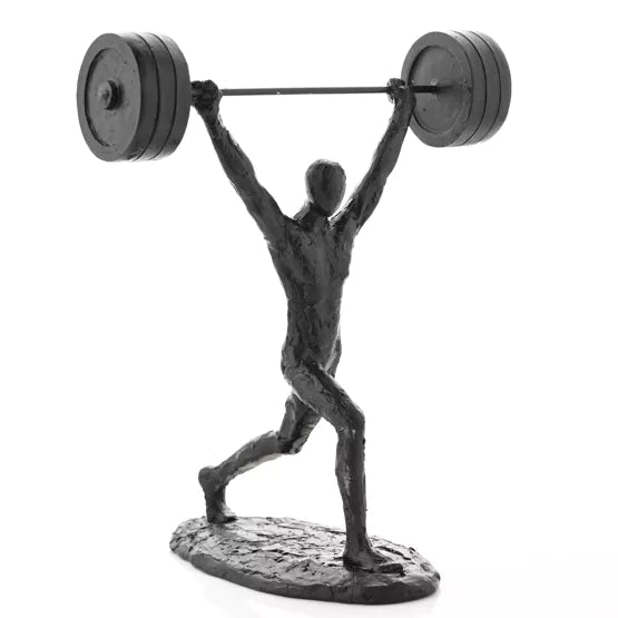 Harvey Makin® Weight Lifting Figurines *NEW PRE-ORDER OCT* - timeframedclocks