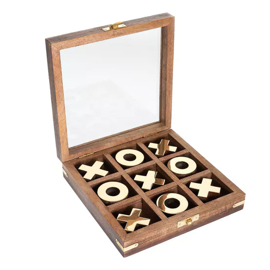 Harvey Makin® Wooden Tic Tac Toe *NEW STOCK DUE* - timeframedclocks