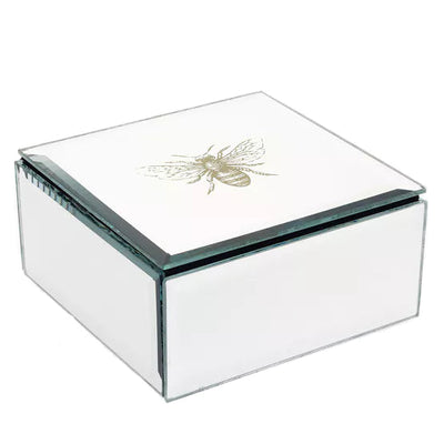 Hestia® BumbleBee Glass Trinket Box *NEW* - timeframedclocks