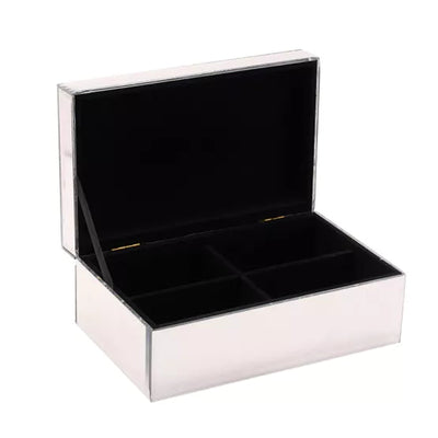 Hestia® Crystal Glass Jewellery Box *NEW* - timeframedclocks