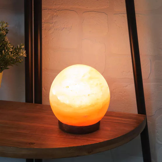 Hestia® Himalayan Rock Salt Lamp Sphere *NEW* - timeframedclocks