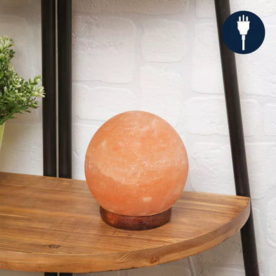 Hestia® Himalayan Rock Salt Lamp Sphere *NEW* - timeframedclocks