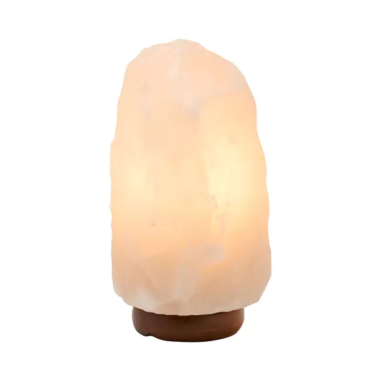 Hestia® Himalayan Rock Salt Lamp White *NEW* - timeframedclocks