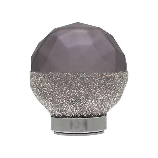 Hestia® Small Cool Grey Glass LED Light *NEW* - timeframedclocks