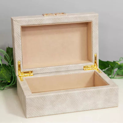 Hestia® Small Snakeskin Jewellery Box *NEW* - timeframedclocks