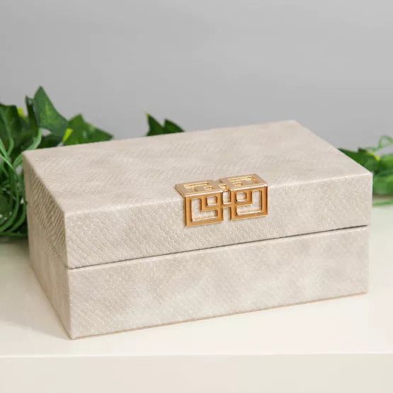 Hestia® Small Snakeskin Jewellery Box *NEW* - timeframedclocks