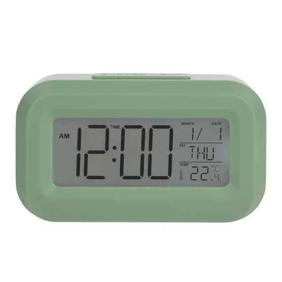 Hometime Brights Travel LED Clock - Green *NEW* - timeframedclocks