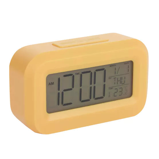 Hometime Brights Travel LED Clock - Yellow *NEW* - timeframedclocks