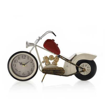 Hometime. Motorcycle Mantel Clock *NEW* - timeframedclocks