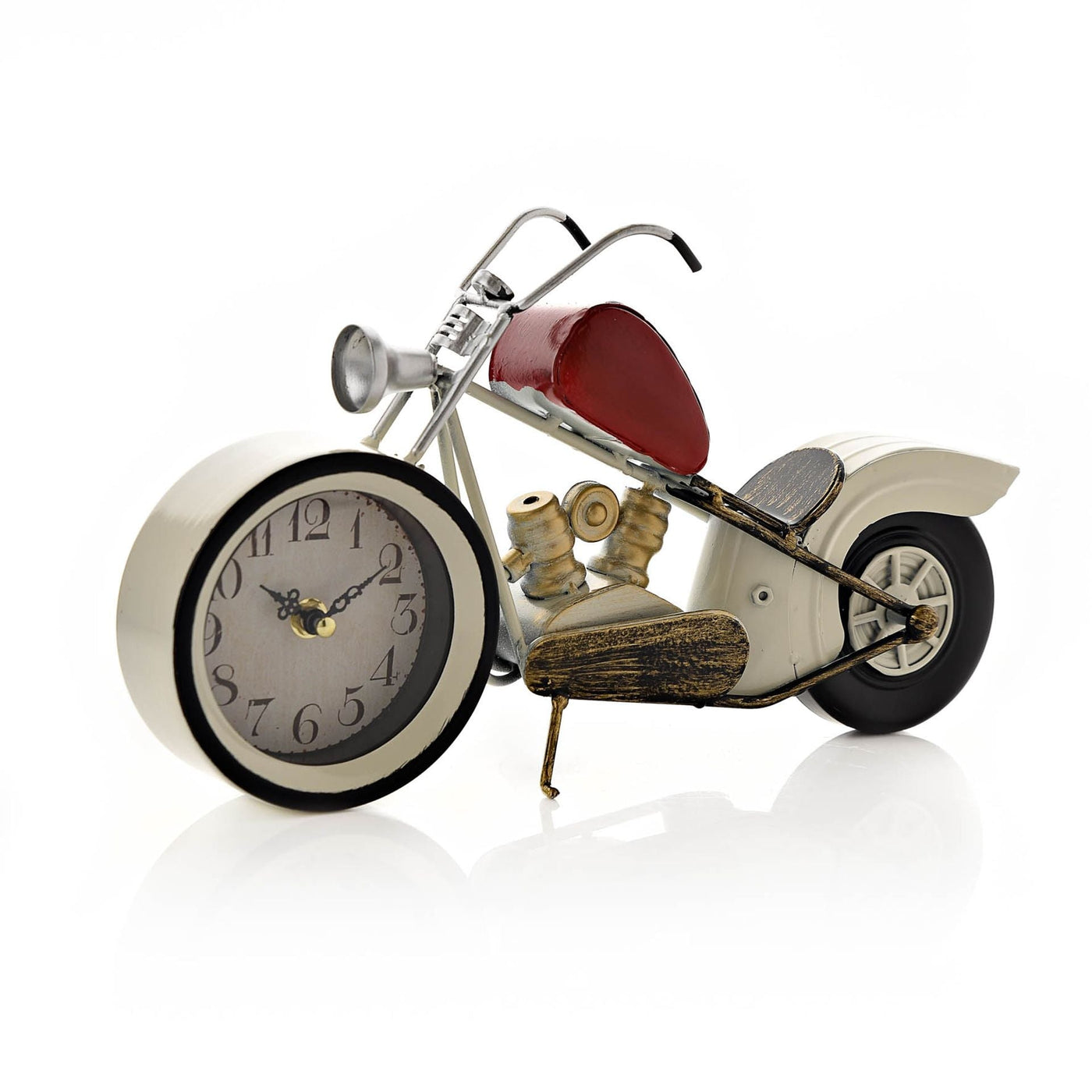 Hometime. Motorcycle Mantel Clock *NEW* - timeframedclocks