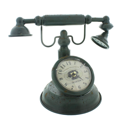 Hometime. Old Fashioned Telephone Mantel Clock *NEW* - timeframedclocks