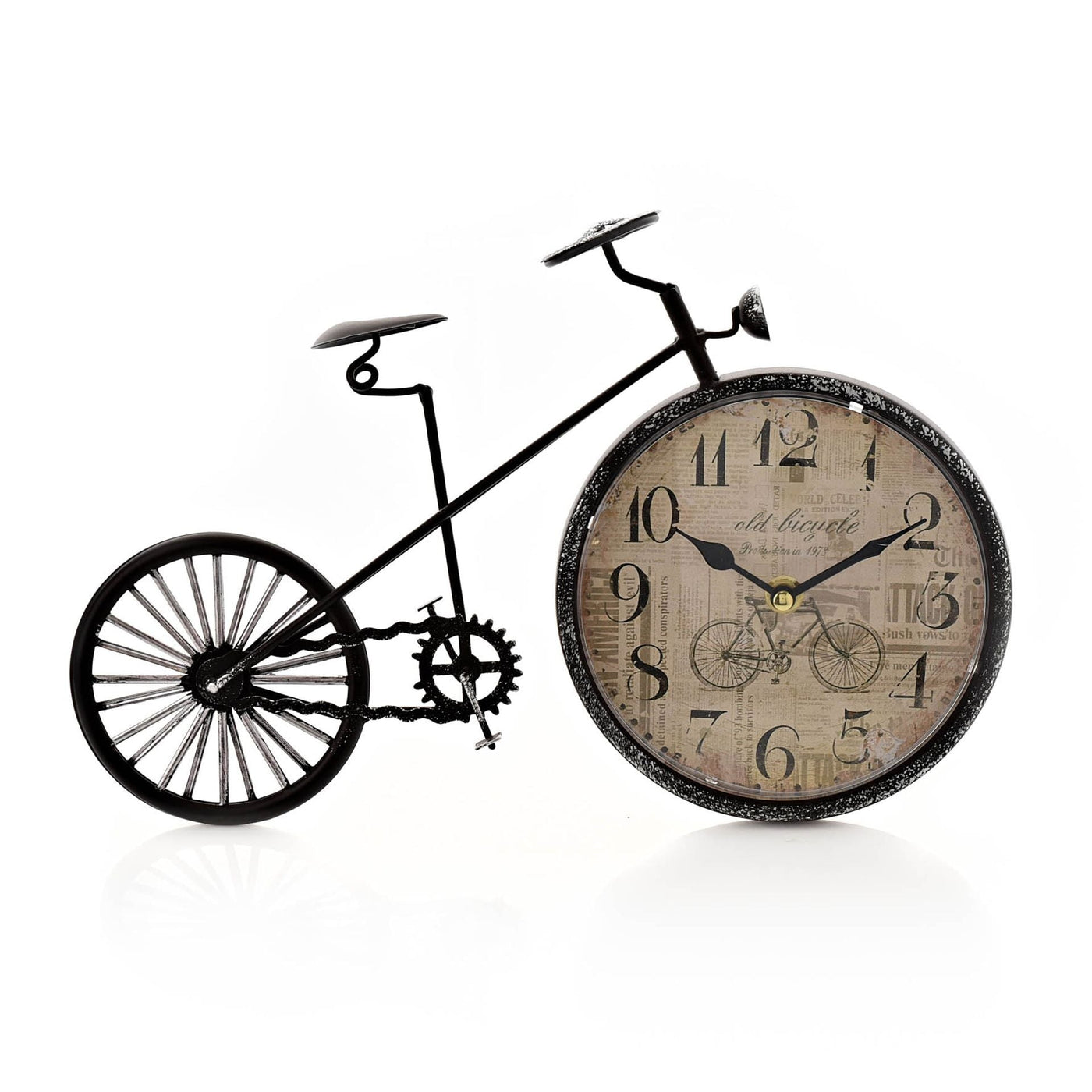 Hometime. Penny Farthing Mantel Clock *NEW* - timeframedclocks
