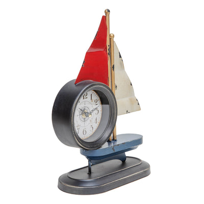 Hometime. Sailing Boat Mantel Clock *NEW* - timeframedclocks