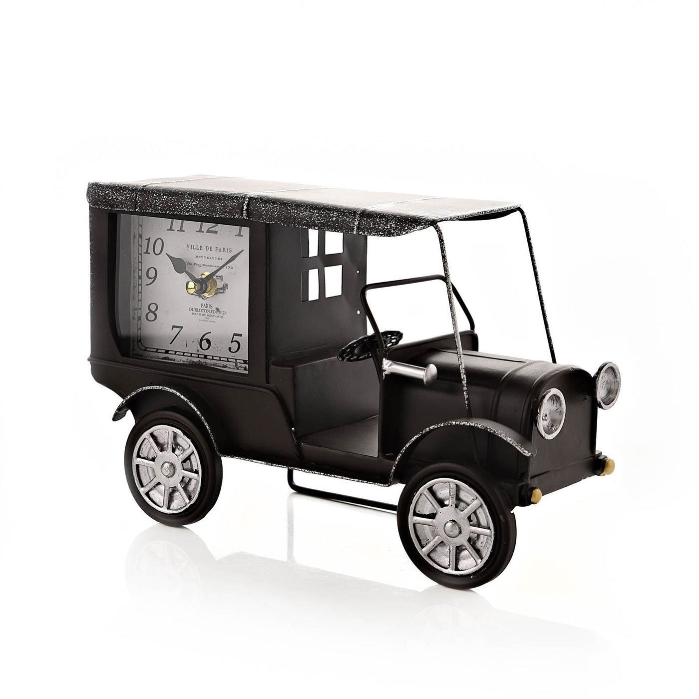 Hometime. Vintage Cab Mantel Clock *NEW* - timeframedclocks